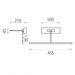 ACB Wandleuchte ADAN A341310NS