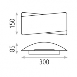 ACB Wandleuchte UNAX A166081B