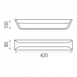 ACB Wandleuchte LUCA A3423100B