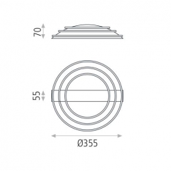 ACB Wandleuchte RINGO A38130O