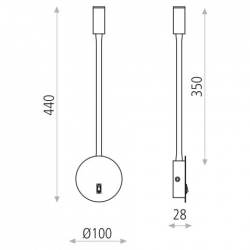 ACB Wandleuchte LYON A36991B