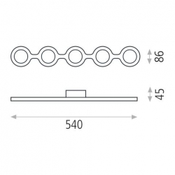 ACB Wandleuchte ABBI A380010C