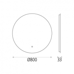 ACB Wandspiegel BARI A379910LB