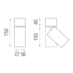 ACB Deckenstrahler ZOOM F37640B & F37640N