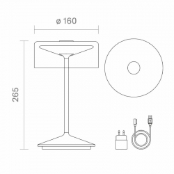 Sigor Numotion Akkuleuchte IP 54 Matte Ausführung