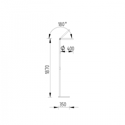 Knapstein GKS LED Deckenfluter Lana