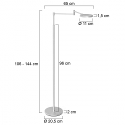 Steinhauer Soleil 3515 Akku Leseleuchte