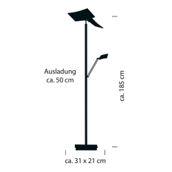 Hell B-Leuchten Evolo mit Lesearm 60527