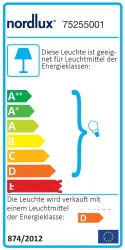 Nordlux Bali 75255001 & 75255003 Tischleuchte 28W