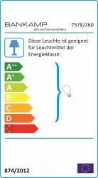 Bankamp Glas 7578 Deckenleuchten